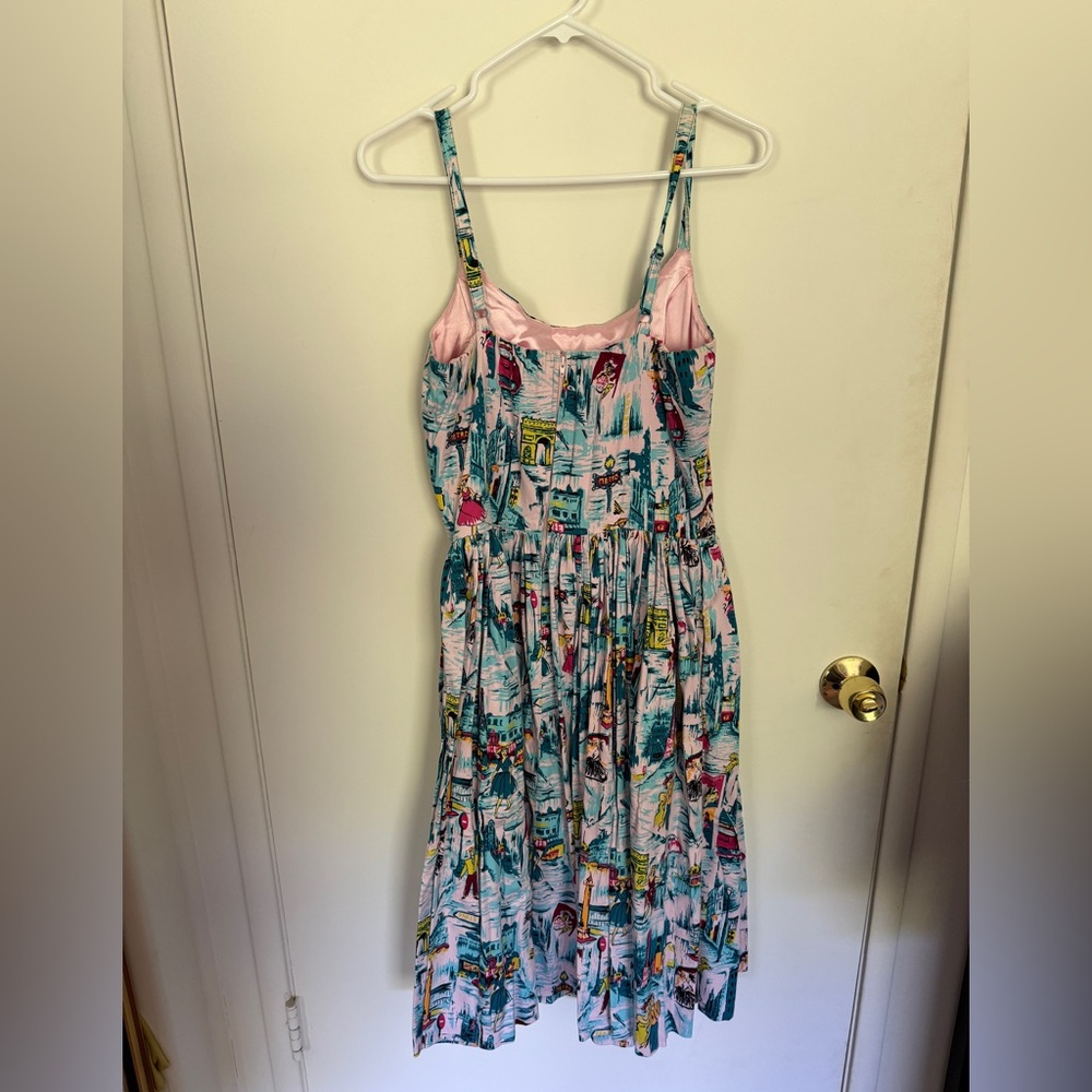 Pinup Couture Pinupgirl Clothing Paris Jenny Dress - Picture 3 of 7